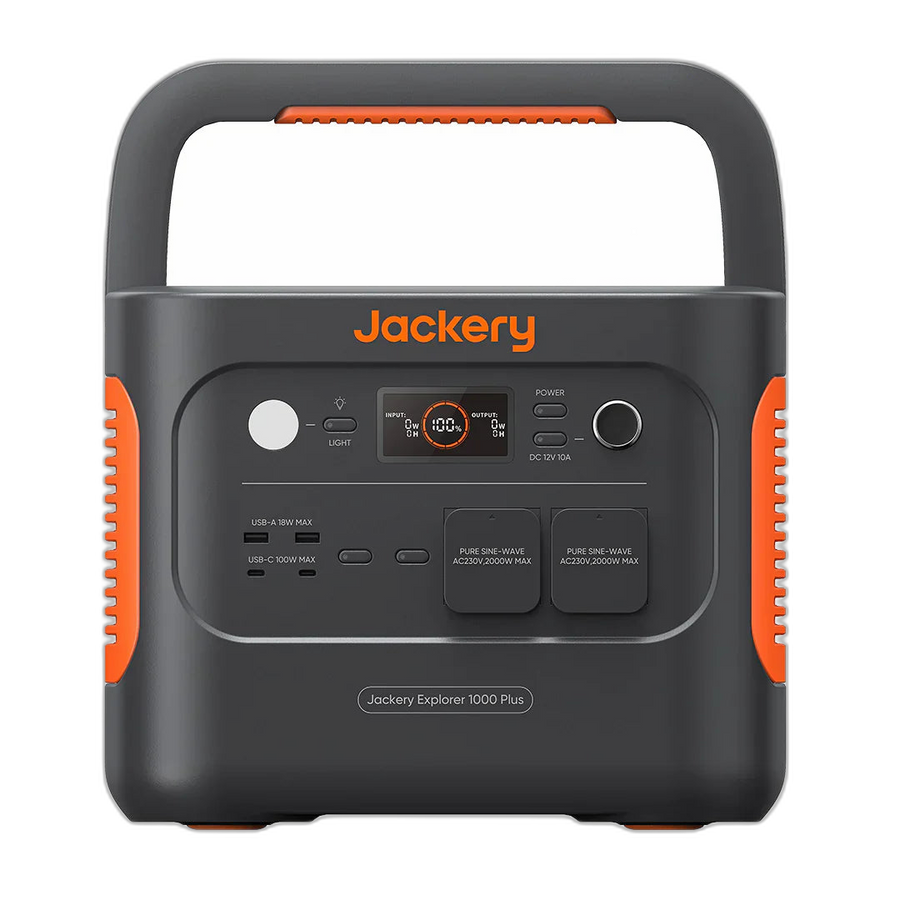 Jackery Set – Explorer 1000 Plus + 2× SolarSaga 100W